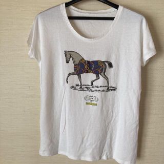 パンソー(PINCEAU)のPINCEAU 馬柄Tシャツ(Tシャツ(半袖/袖なし))