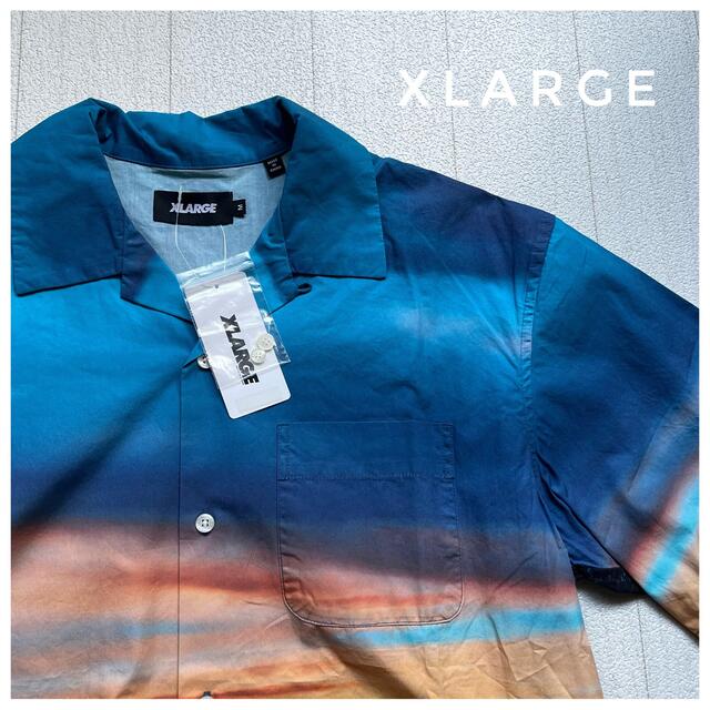 XLARGE(エクストララージ)の未使用！タグ付き！XLARGE (エクストララージ)アロハシャツ　オープンカラー メンズのトップス(シャツ)の商品写真