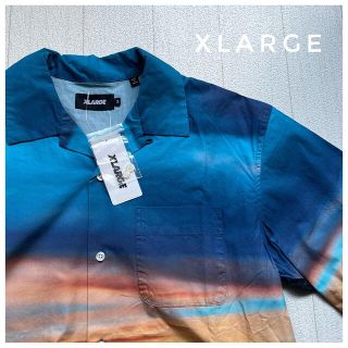 [レアカラー] 美品　XLARGE エクストララージ　ワークシャツ　開襟シャツ