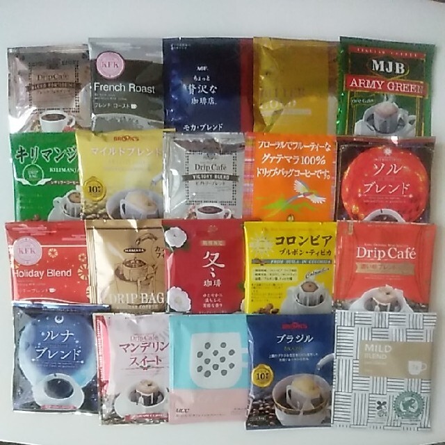 小川珈琲(オガワコーヒー)のドリップコーヒー20袋アソート✨☕ 食品/飲料/酒の飲料(その他)の商品写真