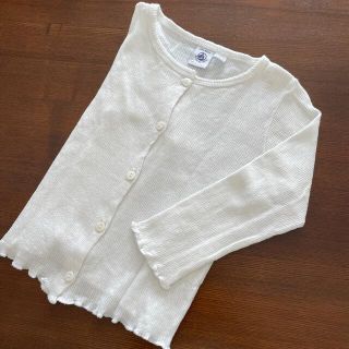 プチバトー(PETIT BATEAU)のカーディガン　86cm(カーディガン/ボレロ)