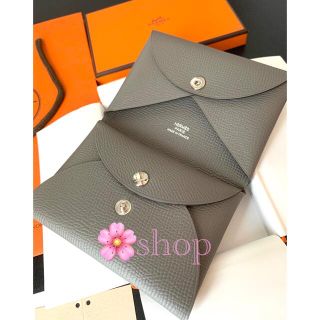 カルヴィデュオ グリメイヤー 新色 エルメス HERMES 財布 新品未使用