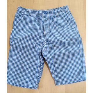 ユニクロ(UNIQLO)の夏　UNIQLO　ユニクロ☆ギンガムチェック　半ズボン140cm　短パン　パンツ(パンツ/スパッツ)