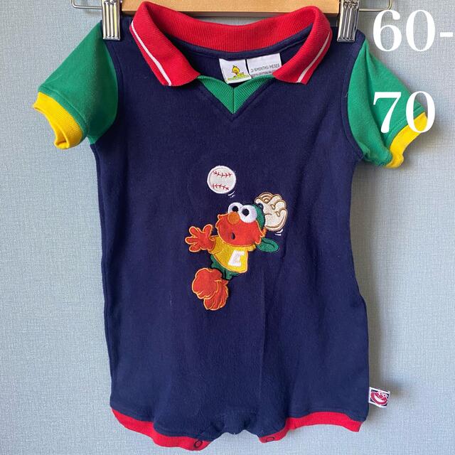 SESAME STREET(セサミストリート)のセサミストリート　ロンパース　60-70 キッズ/ベビー/マタニティのベビー服(~85cm)(ロンパース)の商品写真