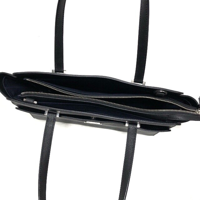 agnes b.(アニエスベー)のアニエスベー ハンドバッグ - 黒 レザー レディースのバッグ(ハンドバッグ)の商品写真