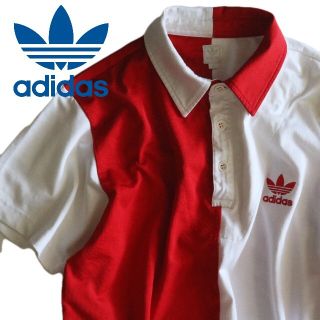 アディダス(adidas)の【adidas originals】美品 ポロシャツ 銀タグ 90's☆(ポロシャツ)