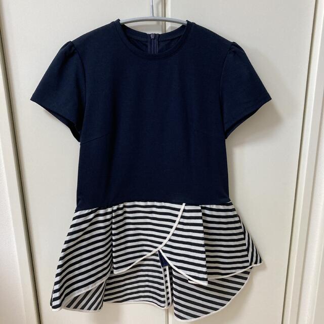 BORDERS at BALCONY(ボーダーズアットバルコニー)のBORDERS at BALCONY ＰＥＰＬＵＭ　ＴＥＥ レディースのトップス(Tシャツ(半袖/袖なし))の商品写真