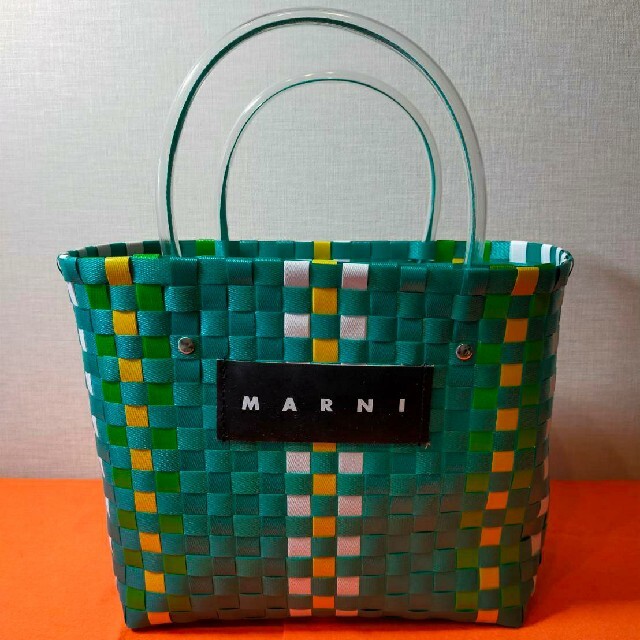 新品】 マルニ MARNI トートバッグ カゴバッグ フラワーカフェ ...