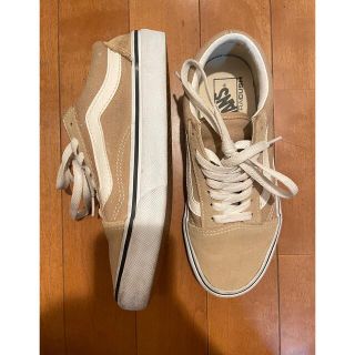 ヴァンズ(VANS)のvans  old skool ベージュ 22.5(スニーカー)