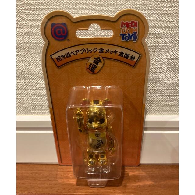 MEDICOM TOY - BE@RBRICK 招き猫 金運 金メッキ 参 100％の通販 by 好