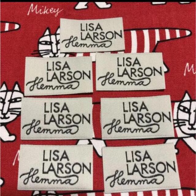 Lisa Larson(リサラーソン)のリサラーソン タグ7枚 ハンドメイドの素材/材料(生地/糸)の商品写真