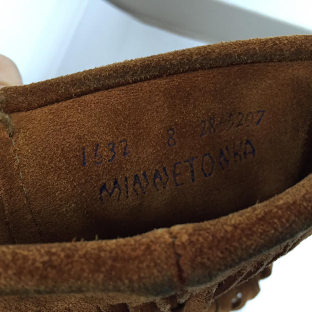 Minnetonka(ミネトンカ)のミネトンカ☆フリンジブーツ☆美品 レディースの靴/シューズ(ブーツ)の商品写真