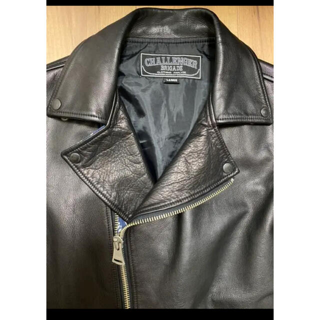 新品 CHALLENGER LEATHER レザー ライダース ジャケット