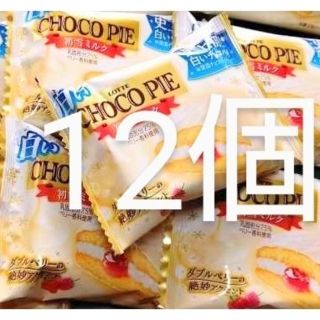 イムラヤ(井村屋)のLOTTE ロッテ 史上初❕ 白いチョコパイ 〈初雪ミルク〉１２コ(菓子/デザート)