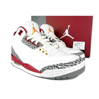 ナイキ(NIKE)のナイキNIKE■AIR JORDAN3 Cardinal Redスニーカー(スニーカー)