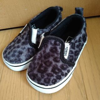 ヴァンズ(VANS)のVANS スリッポン　ヒョウ柄　13.5cm(スリッポン)