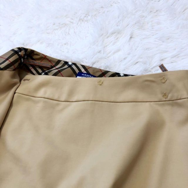 BURBERRY BLUE LABEL(バーバリーブルーレーベル)の【BURBERRY BLUELABEL】バーバリー　台形スカート38 ベージュ レディースのスカート(ひざ丈スカート)の商品写真