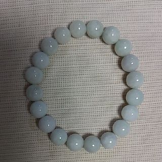 糸魚川翡翠　10mm　ブレスレット　M〜Lサイズ　♡大変綺麗♡　ハンドメイドにも(ブレスレット/バングル)