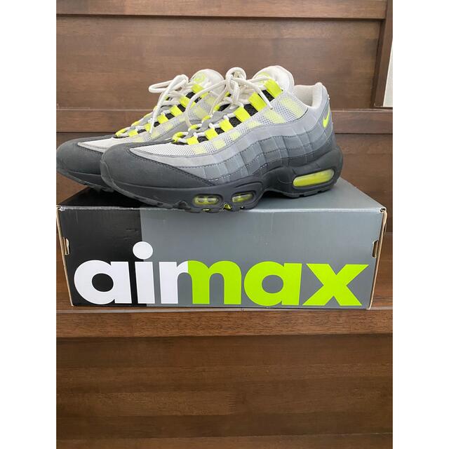 NIKE AIR MAX 95 OG 2015 yellow 美品 27.5cm