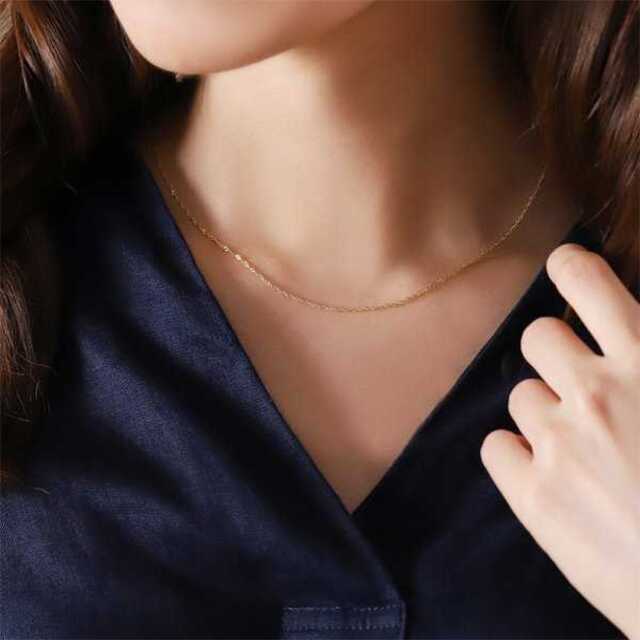 メッキでは⋏ k18 ベネチアンチェーン 45cmの通販 by CKデザインハウス