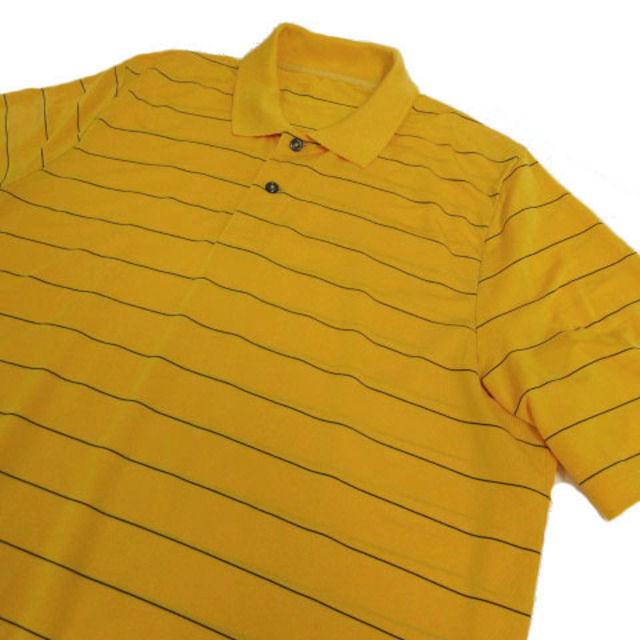 RLX（RalphLauren）(アールエルエックス)のRLX RALPH LAUREN ポロシャツ 半袖 ボーダー 黄 黒 メンズのトップス(ポロシャツ)の商品写真