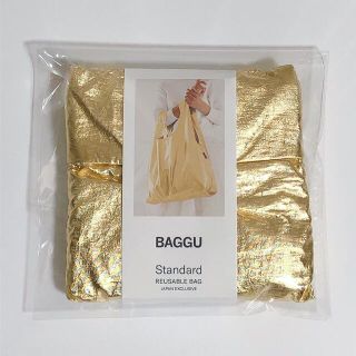 バグゥ(BAGGU)のBAGGU  バグー スタンダード ゴールド メタリック(エコバッグ)