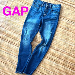 ギャップ(GAP)のGAP ダメージスキニージーンズ　140(パンツ/スパッツ)