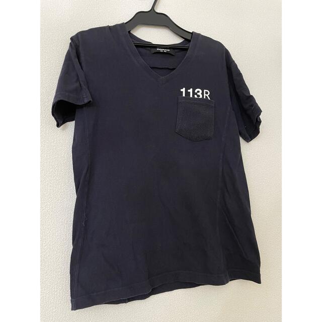 1piu1uguale3(ウノピゥウノウグァーレトレ)の1PIU1UGUALE3 RELAX   ウノピュウリラックス　VネックTシャツ メンズのトップス(Tシャツ/カットソー(半袖/袖なし))の商品写真