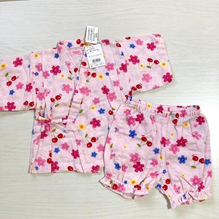 ミキハウス(mikihouse)の新品!!未使用!! ミキハウス　甚平　浴衣　女の子(甚平/浴衣)