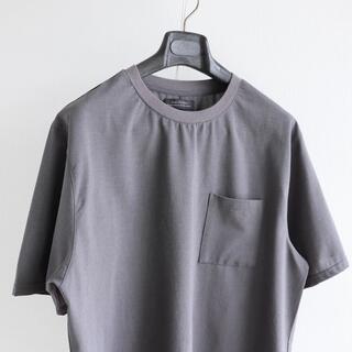 ナノユニバース(nano・universe)のナノユニバース  ドライ機能クルーネックTシャツ グレー XL(Tシャツ/カットソー(半袖/袖なし))