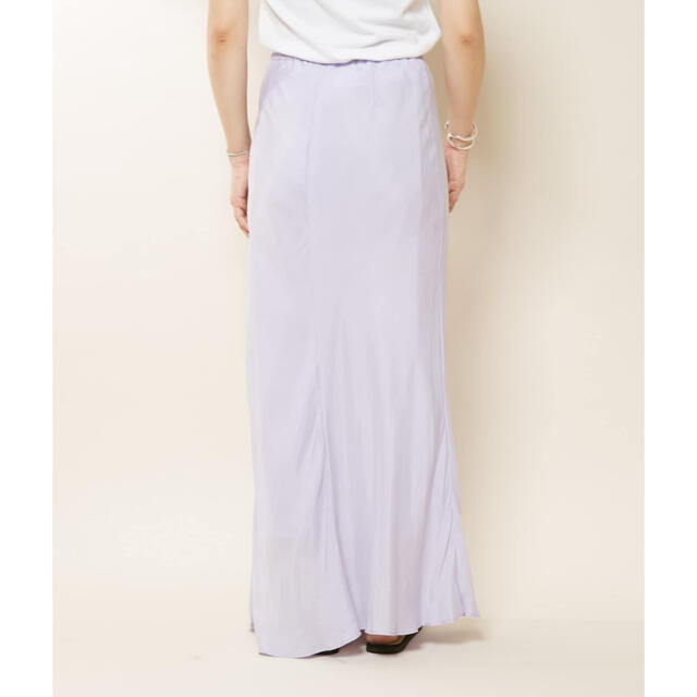 【SHENERY】キュプラフィブリルマーメイドスカート（パープル） レディースのスカート(ロングスカート)の商品写真