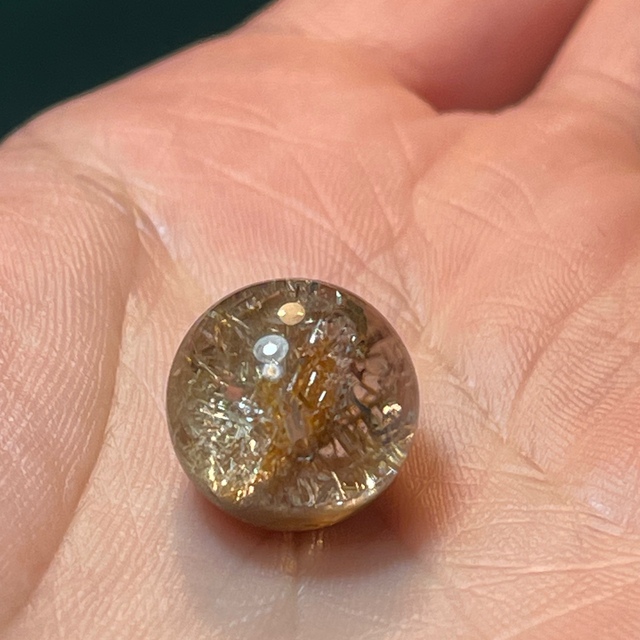 ジオメトリールチルクォーツ 約14.00mmの通販 by 星の雫 |ラクマ ジオメトリールチルクォーツ 約14.00mmの通販 by 星の雫 |ラクマ