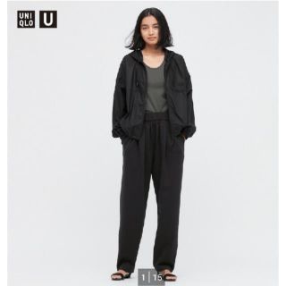 ユニクロ(UNIQLO)のUNIQLO ユニクロ　スウェットギャザーパンツ(カジュアルパンツ)