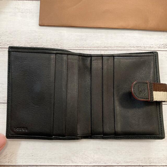 LOEWE(ロエベ)の【王道】LOEWE ロエベ レディース アナグラム 折り財布 コンパクト財布 黒 レディースのファッション小物(財布)の商品写真