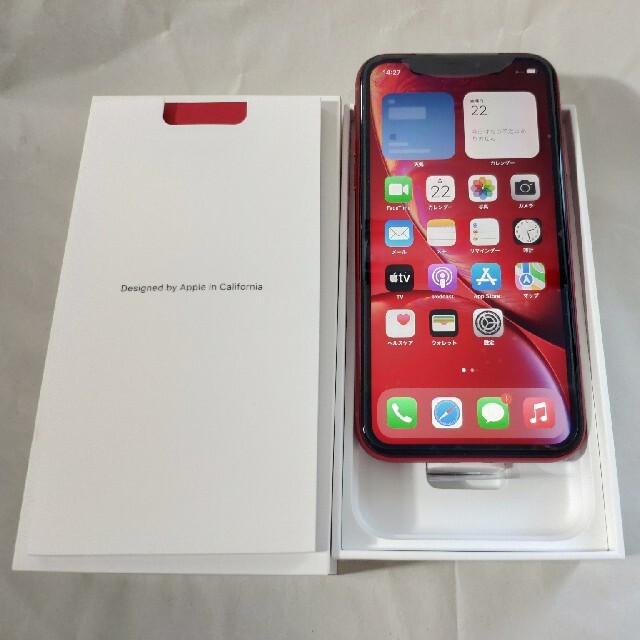 iPhone XR 64GB (PRODUCT)RED 極上美品 92% iPhone XR 64GB (PRODUCT)RED 極上美品 92%