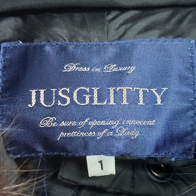 カラー JUSGLITTY 1 S - 黒の通販 by ブランディア｜ジャスグリッティーならラクマ - ジャスグリッティー ダウンコート れあり