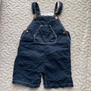 プチバトー(PETIT BATEAU)のPETIT BATEAU サロペット　オーバーオール　12m/74cm(カバーオール)