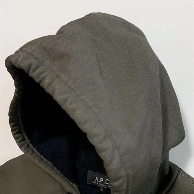 A.P.C(アーペーセー)の☆良品 アーペーセー 裏起毛 ジップアップ スウェット パーカー フランス製 メンズのトップス(パーカー)の商品写真