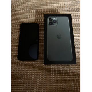 アイフォーン(iPhone)のiPhone 11 Pro ミッドナイトグリーン 256 GB(スマートフォン本体)