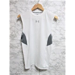 アンダーアーマー(UNDER ARMOUR)の☆アンダーアーマー プリント タンクトップ/Ｌ☆ホワイト(タンクトップ)