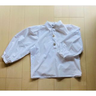 ザラ(ZARA)のZARA 白ブラウス　サイズXS(シャツ/ブラウス(長袖/七分))