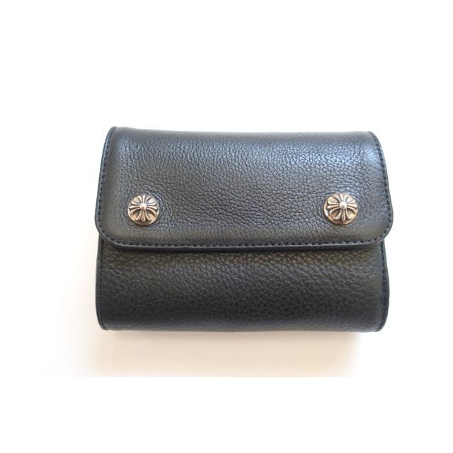 ファッション小物Chrome Hearts Mini Wave Leather Wallet