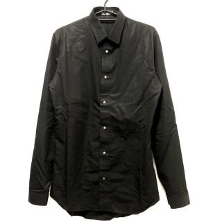 ディオールオム(DIOR HOMME)のディオールオム 長袖シャツ サイズ37 - 黒(シャツ)