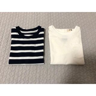 ギャップ(GAP)のgap ポケット付きTシャツ　2枚セット　100サイズ(Tシャツ/カットソー)