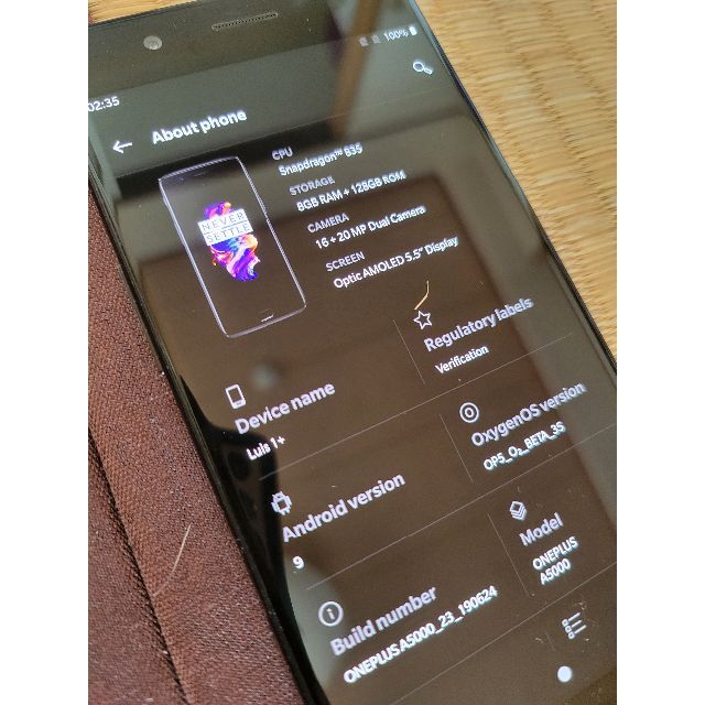 HUAWEI(ファーウェイ)のOneplus 5 8gb/128gb SIMフリー スマホ/家電/カメラのスマートフォン/携帯電話(スマートフォン本体)の商品写真