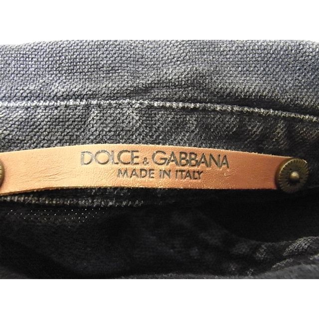 DOLCE&GABBANA(ドルチェアンドガッバーナ)のsize46ドルチェ＆ガッバーナ 麻デニム製テーラードジャケット メタルロゴ釦 メンズのジャケット/アウター(テーラードジャケット)の商品写真