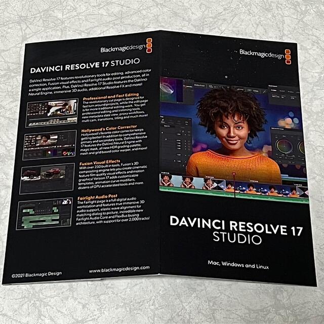 その他Davinci Resolve 17 Studioライセンスコード