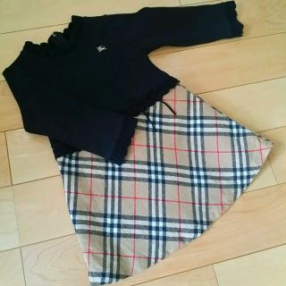 バーバリー(BURBERRY)のみのむし様専用★BURBERRY★ワンピース(size90)(ワンピース)