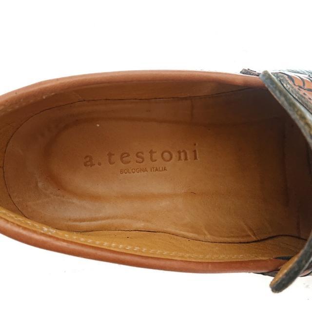 a.testoni(アテストーニ)のア・テストーニ ローファー 5 1/2 メンズ - メンズの靴/シューズ(その他)の商品写真