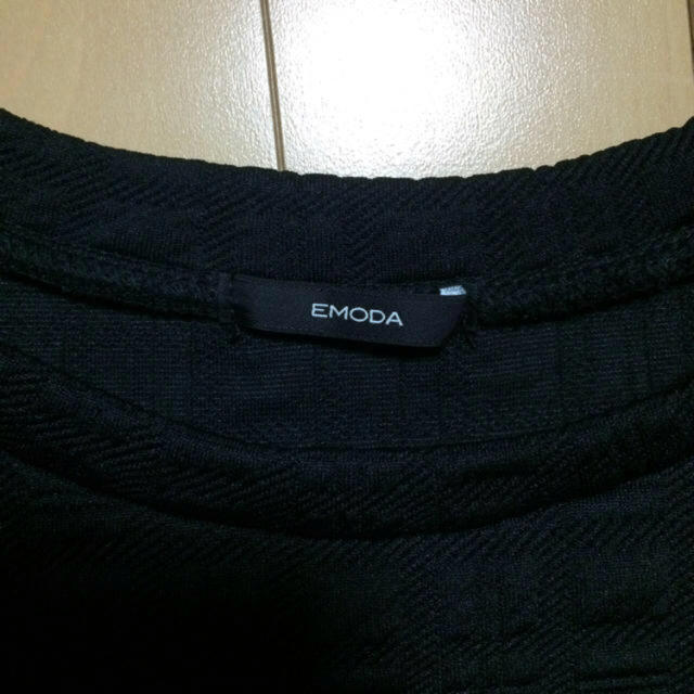 EMODA(エモダ)のEMODA エンボストップス レディースのトップス(カットソー(長袖/七分))の商品写真